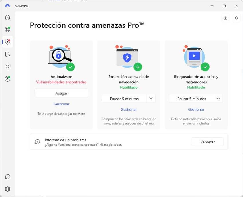 Análisis NordVPN - Programa 5