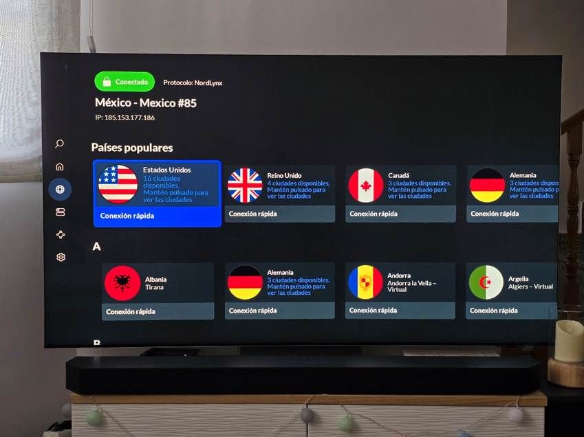 Análisis NordVPN - TV 2