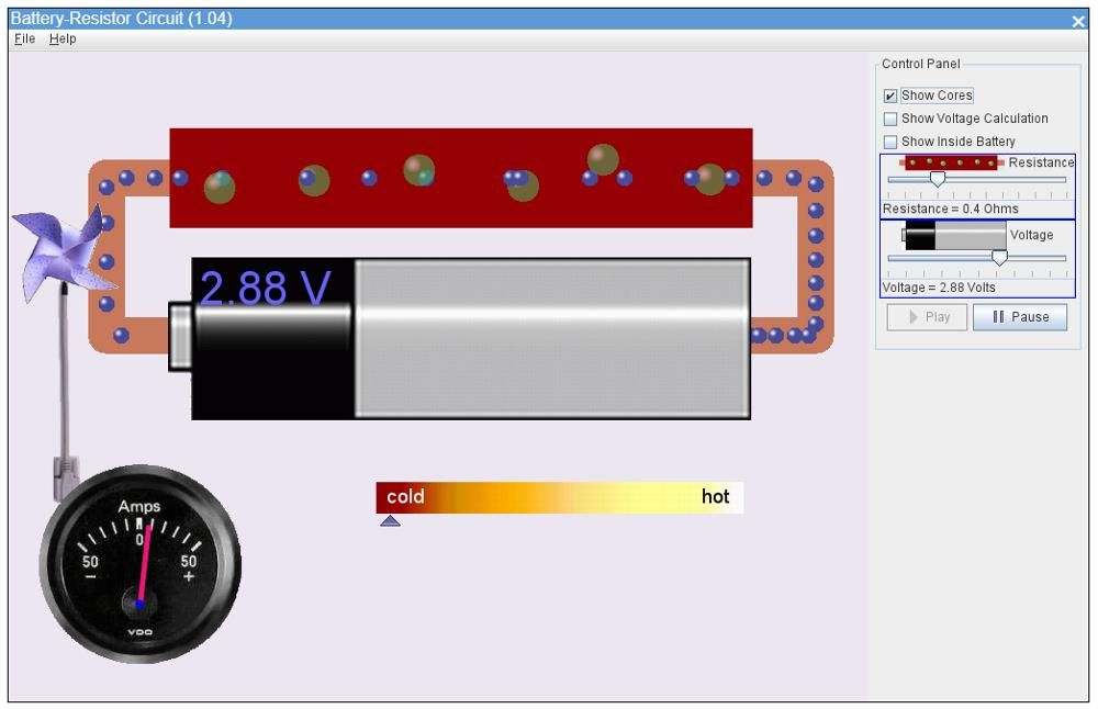 Battery Resistor Circuit