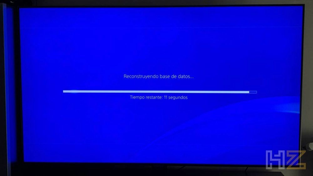 Regenerar base de datos de la PS4