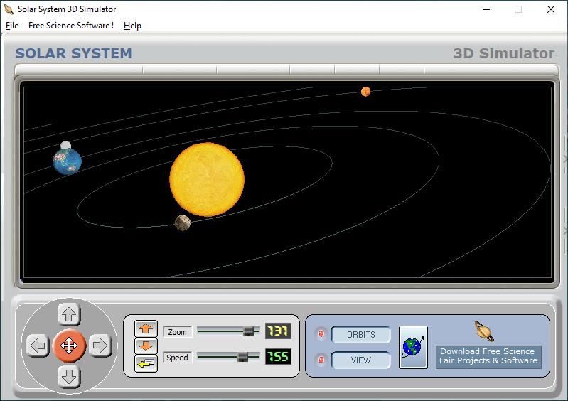 Solar System 3D Simulator