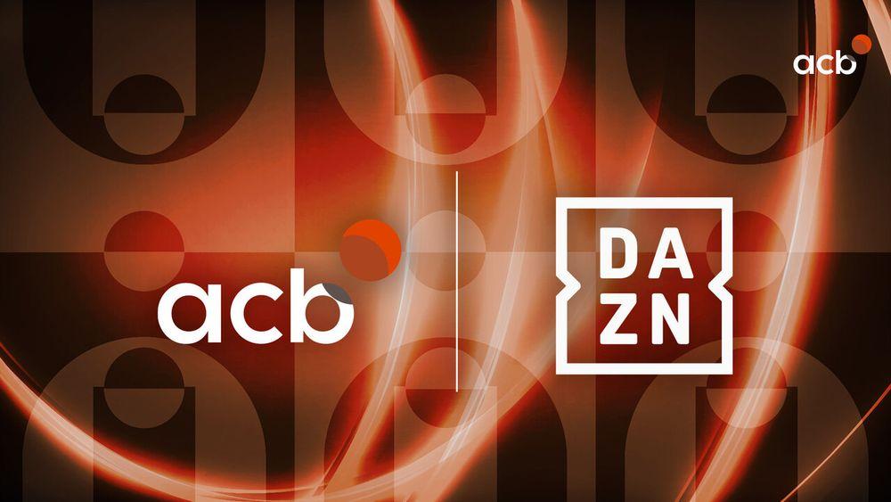 Logos de la ACB y DAZN
