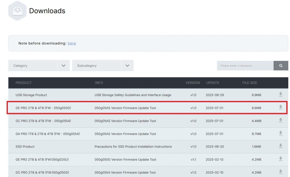 Descarga software TeamGroup