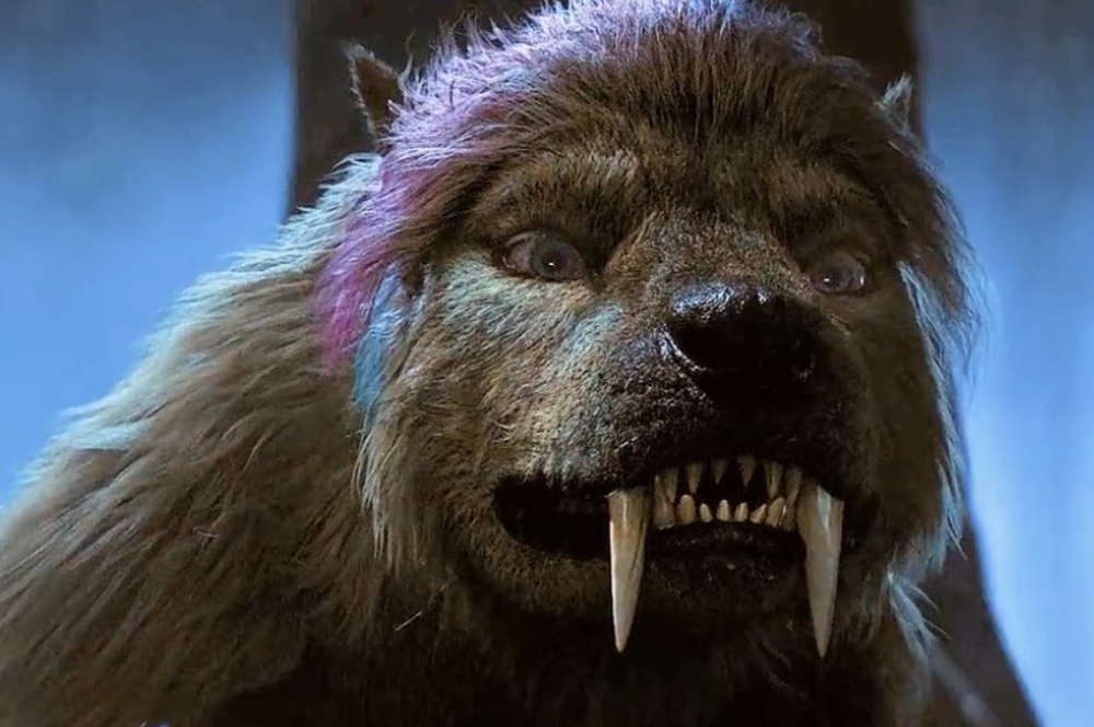 Enid de Miércoles como loba