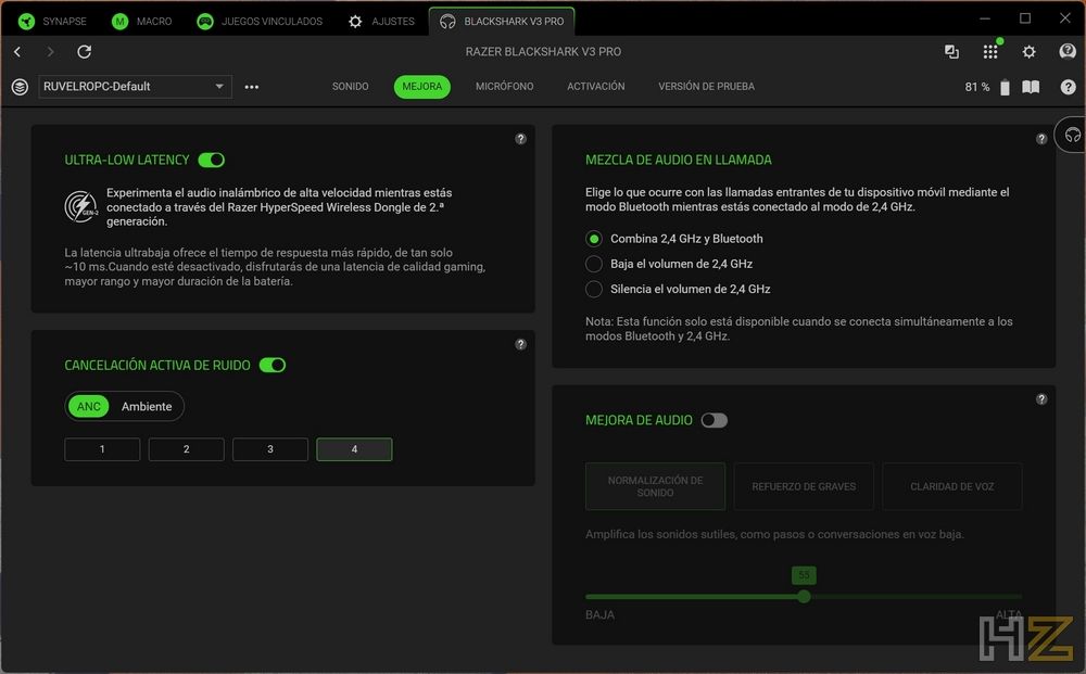 Razer BlackShark V3 Pro - Software 4