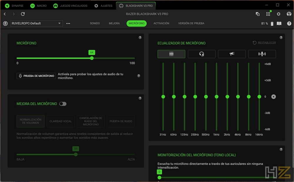 Razer BlackShark V3 Pro - Software 5