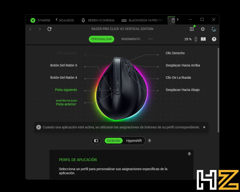 Review del ratón Razer Pro Click V2 Vertical.