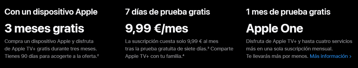 precios AppleTV+