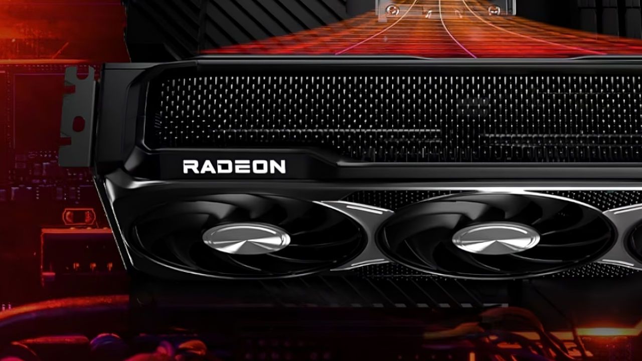Imagen de una tarjeta gráfica Radeon RX 9070 XT