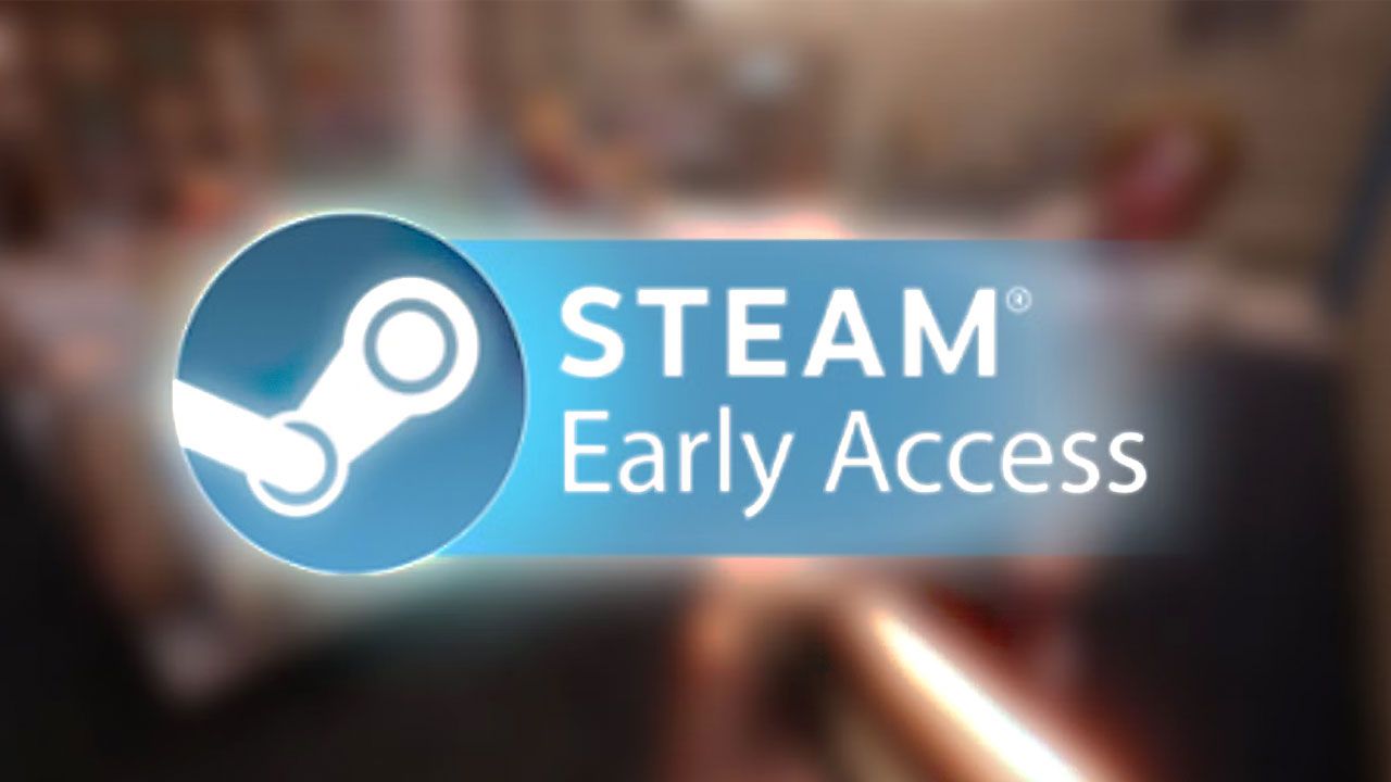 Logo de Steam representando el modelo de Early Access disponible en la plataforma.