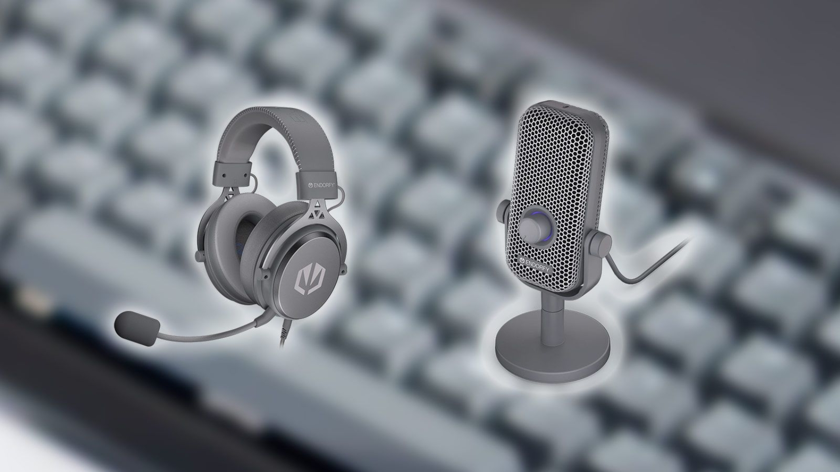 Tu escritorio pide un cambio: ENDORFY lanza sus auriculares y micros en color gris