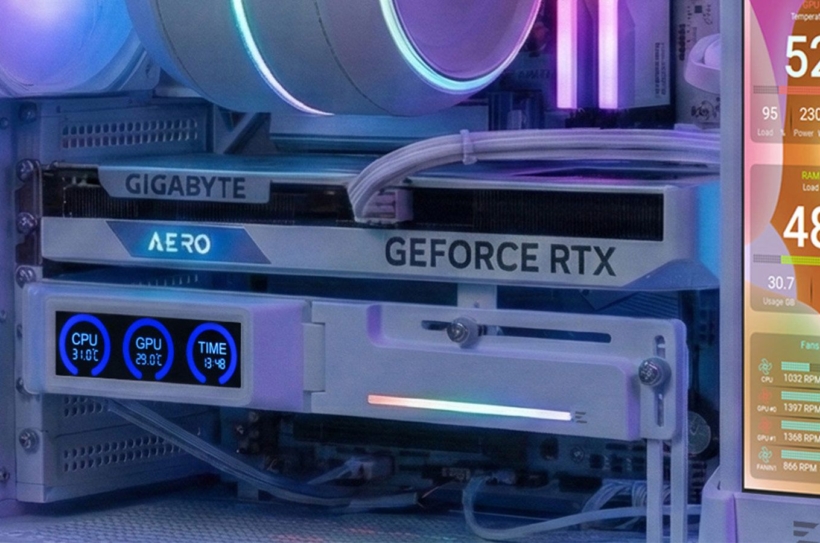 Un soporte para GPU con pantalla: así es el nuevo Zalman ZM‑VS3