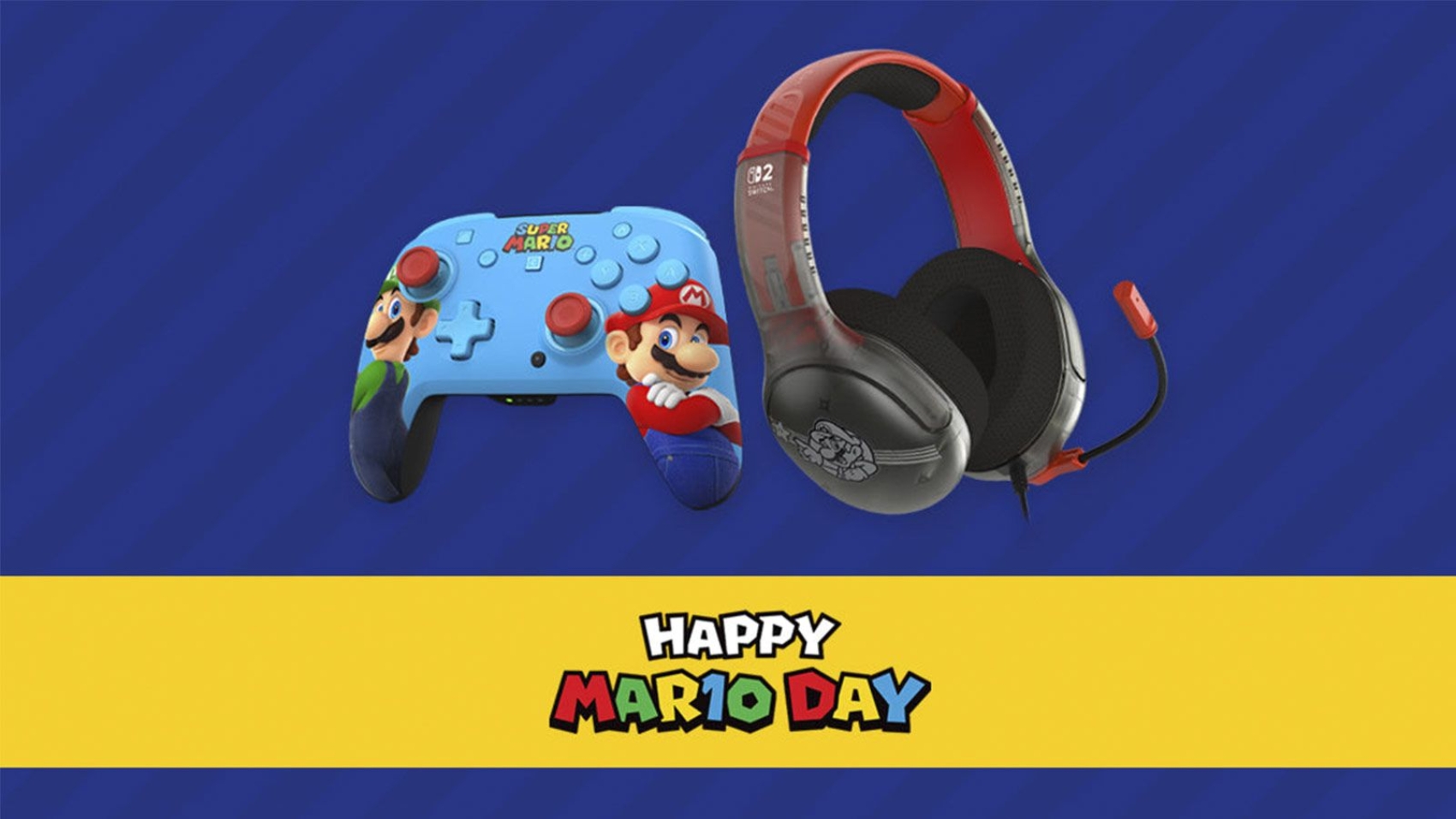 Turtle Beach celebra el día de Mar10 con un mando RGB Mario y Luigi y nuevos auriculares Mario Star
