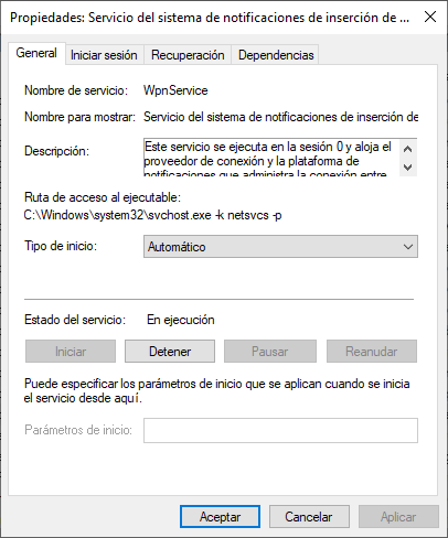 Desactivar notificaciones de Windows