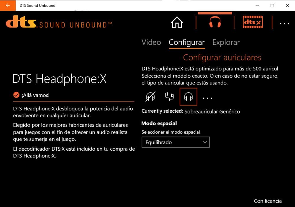Sonido DTS:X