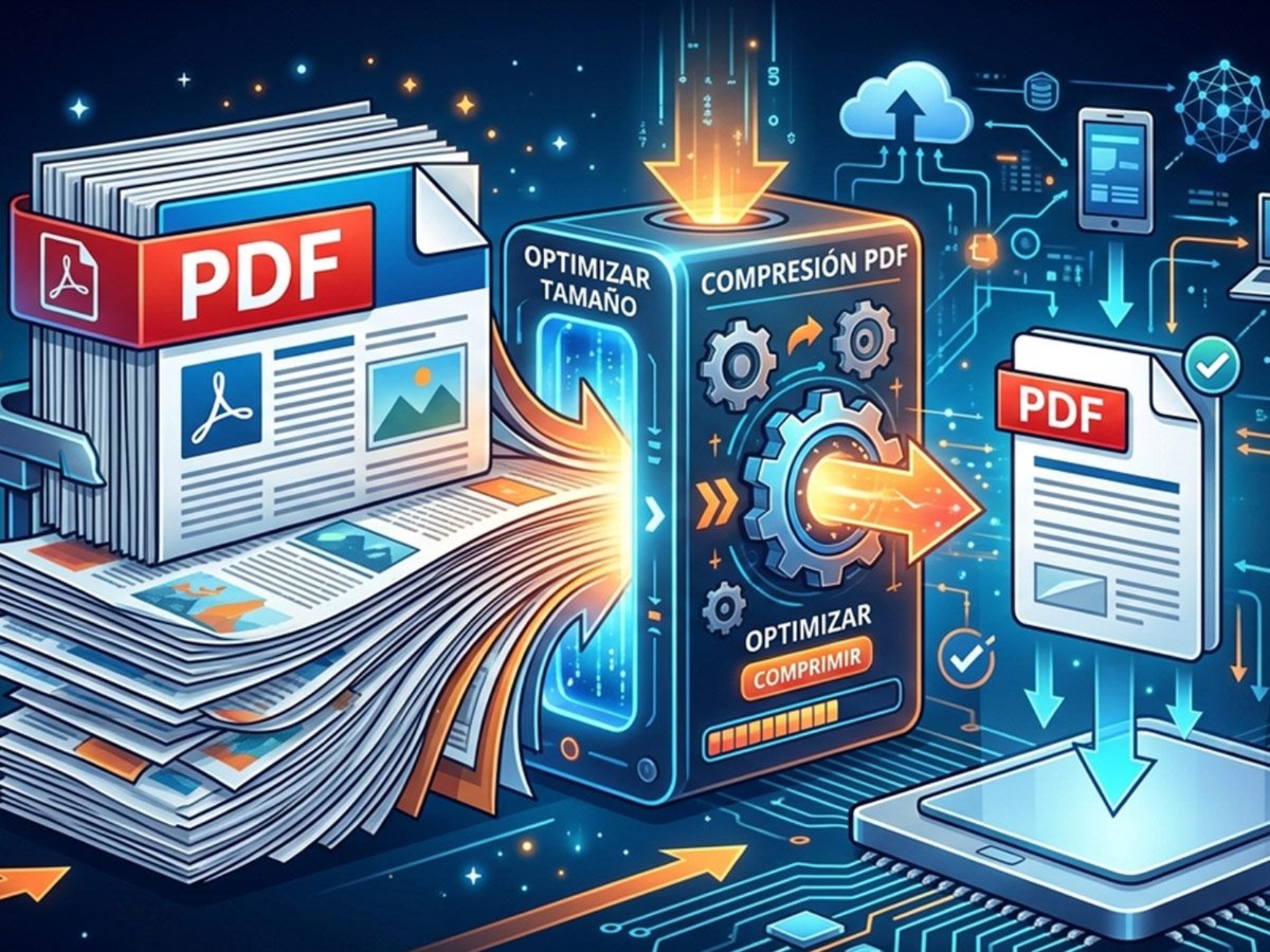 Cómo comprimir un fichero PDF para que ocupe menos espacio en tu disco duro