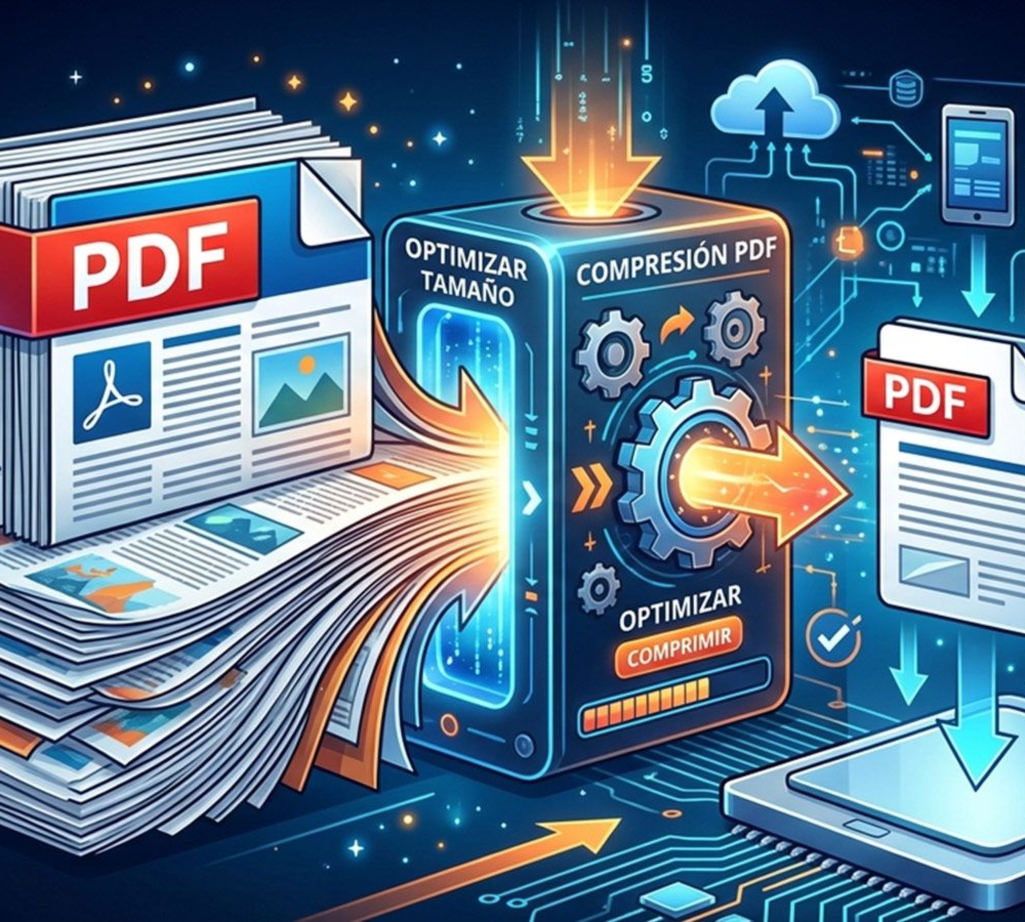 Cómo comprimir un fichero PDF para que ocupe menos espacio en tu disco duro