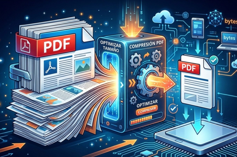 Cómo comprimir un fichero PDF para que ocupe menos espacio en tu disco duro