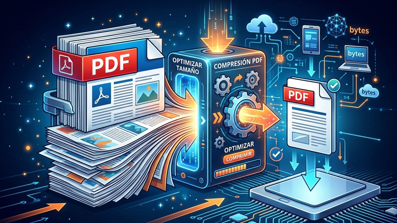 Cómo comprimir un fichero PDF para que ocupe menos espacio en tu disco duro