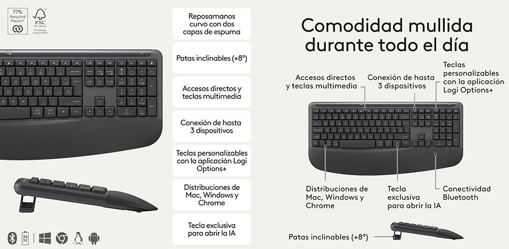 Logitech Signature Comfort Plus MK880