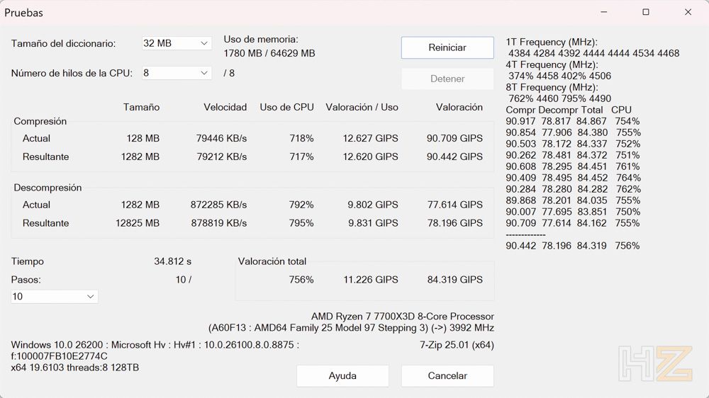 Cuadro de diálogo en pantalla para activar el modo X3D Turbo Mode en un sistema con procesador AMD Ryzen para mejorar el rendimiento en juegos.