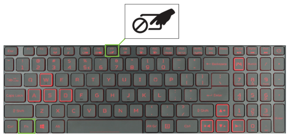 Tecla desactivar touchpad
