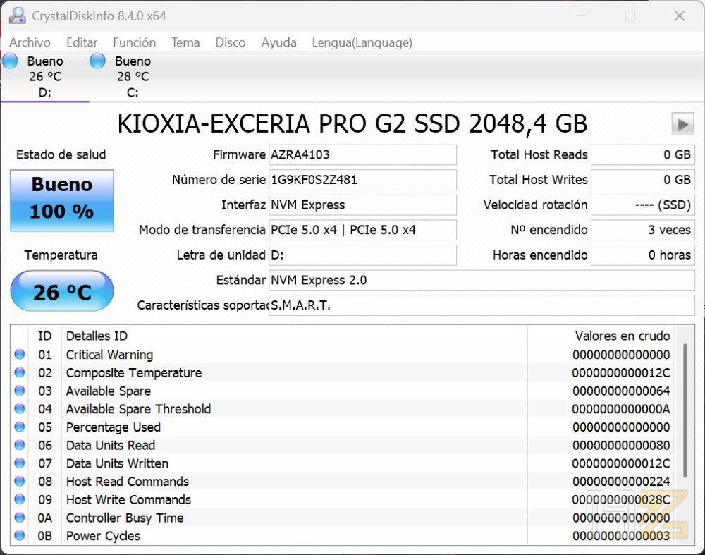Crystal Disk Info