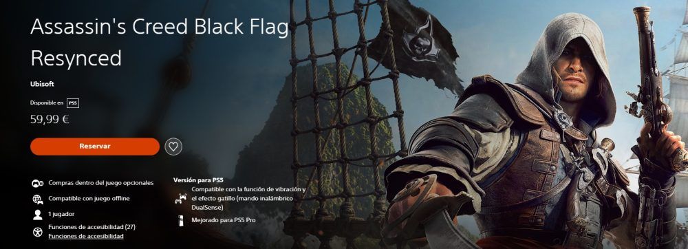 Precio AC Black Flag Resynced