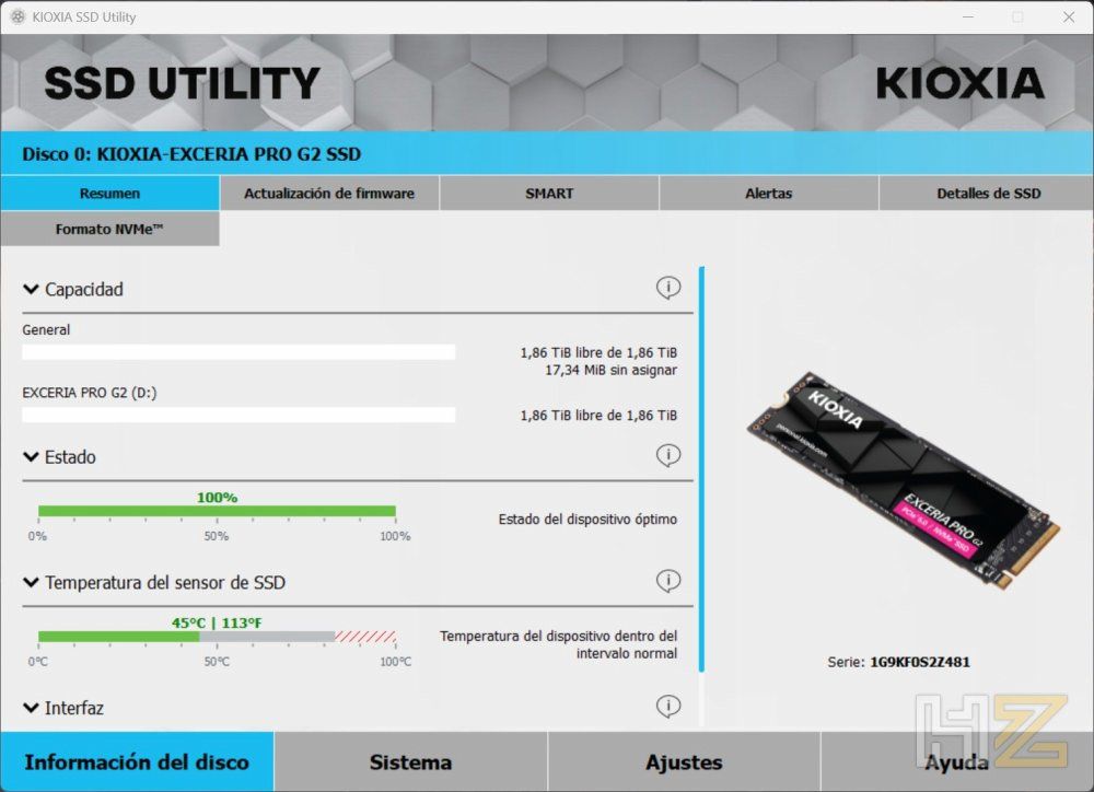 KIOXIA SSD Utility