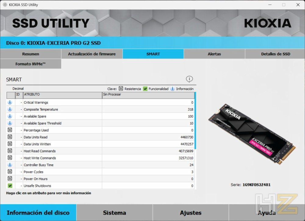 KIOXIA SSD Utility