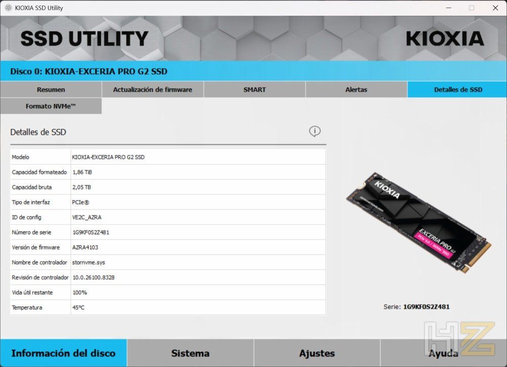 KIOXIA SSD Utility
