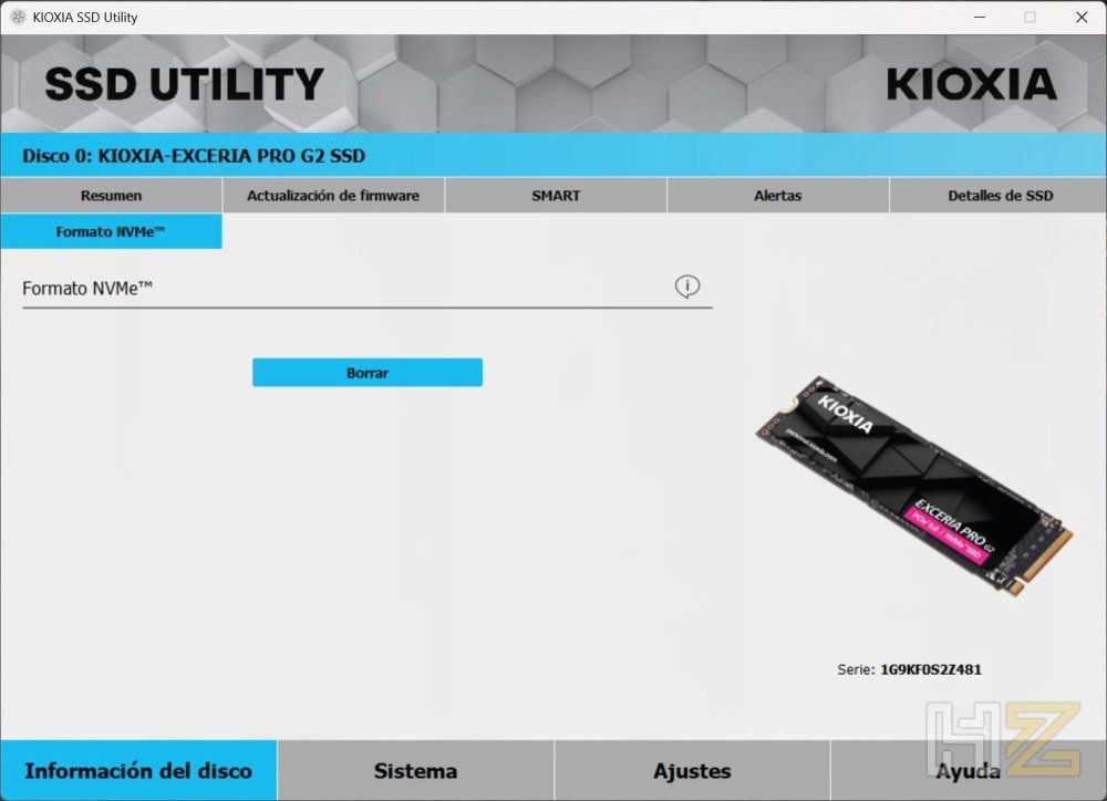 KIOXIA SSD Utility