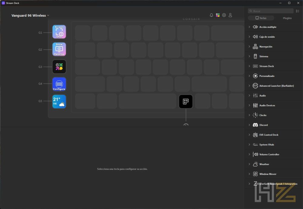 Configuración Stream Deck