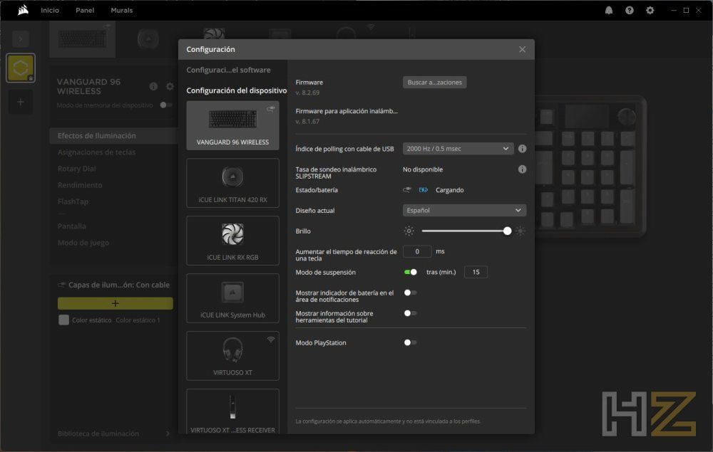 Configuración Corsair iCUE