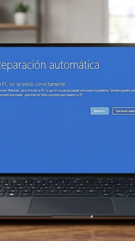 Solución para cuando Windows entre en bucle haciendo reparación automática