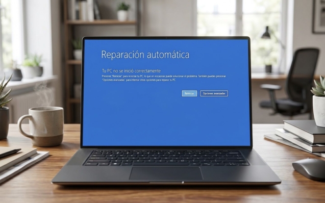Solución para cuando Windows entre en bucle haciendo reparación automática