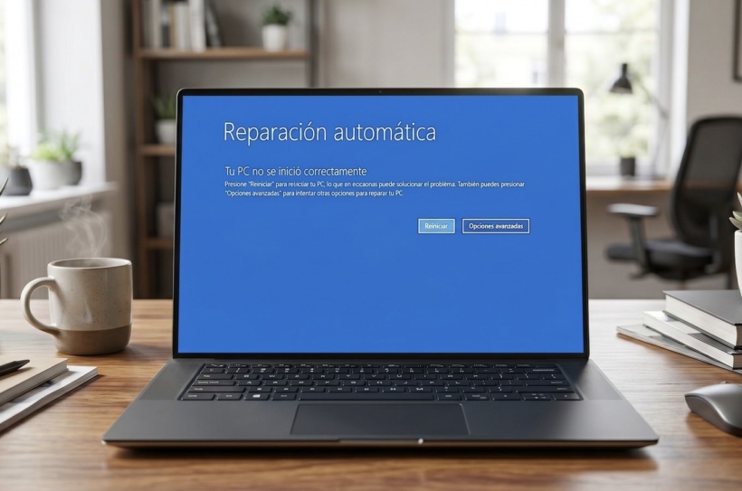 Solución para cuando Windows entre en bucle haciendo reparación automática